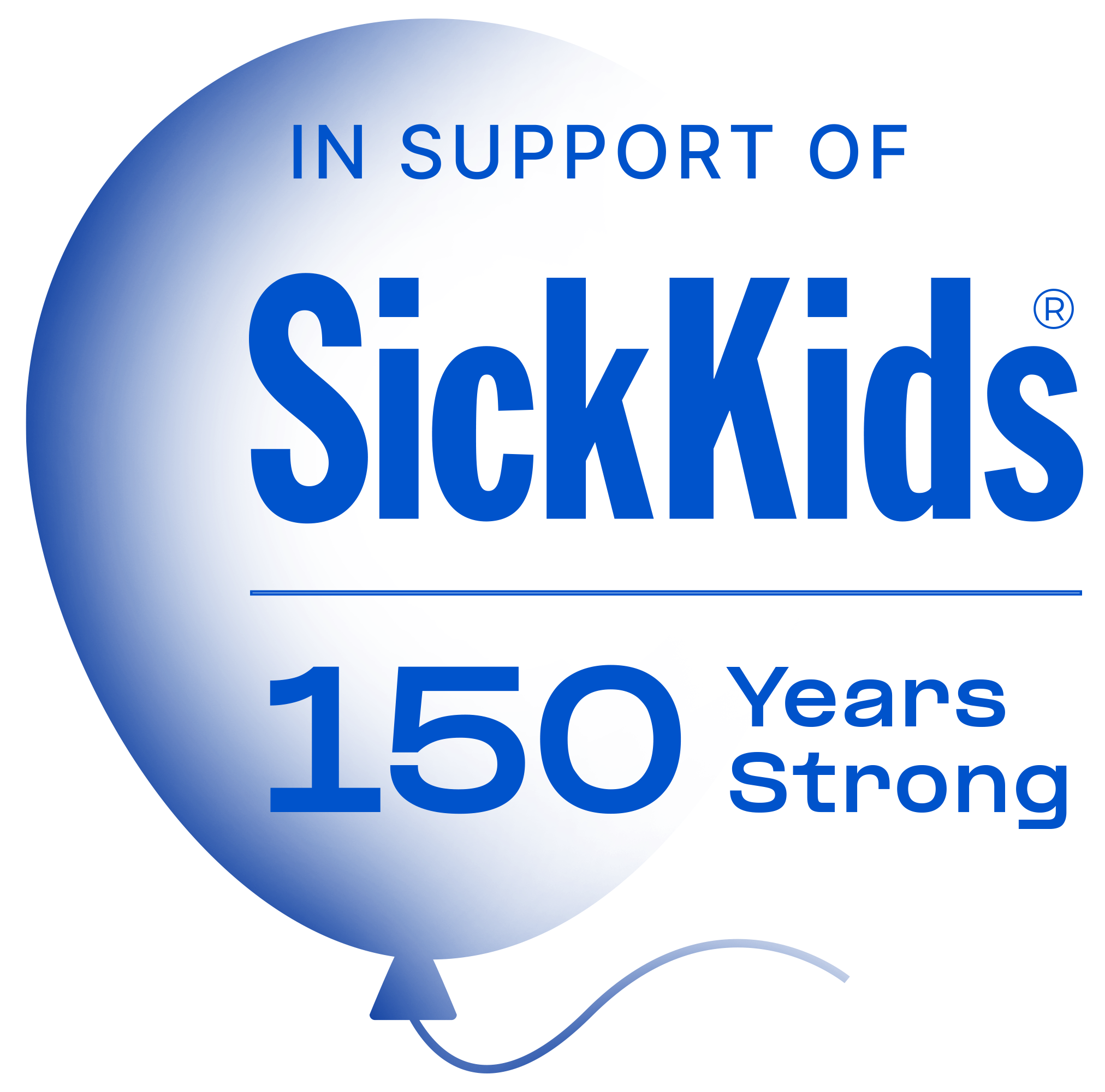 In Support of SickKids - 150 Years Strong